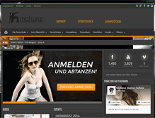 Tablet Screenshot of motionz.de